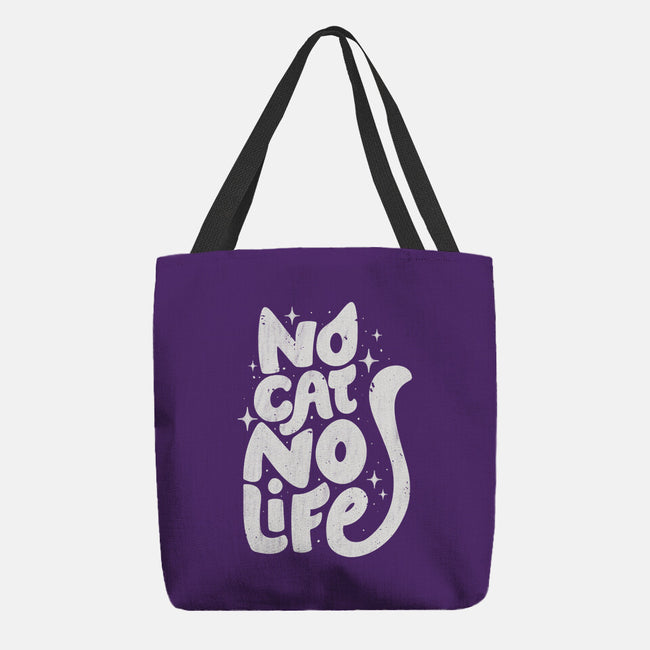 No Cat No Life-None-Basic Tote-Bag-koalastudio