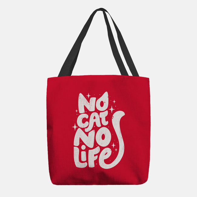No Cat No Life-None-Basic Tote-Bag-koalastudio