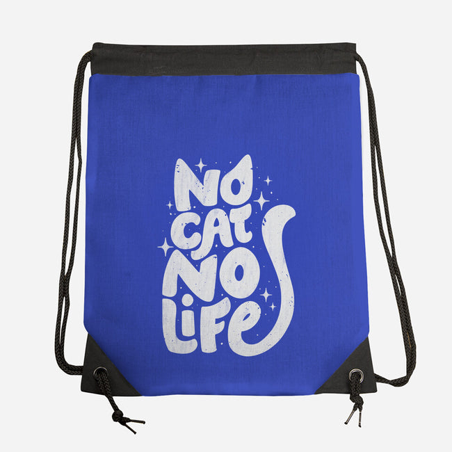 No Cat No Life-None-Drawstring-Bag-koalastudio