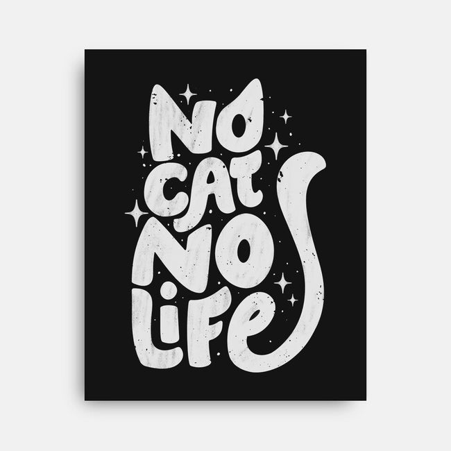 No Cat No Life-None-Stretched-Canvas-koalastudio