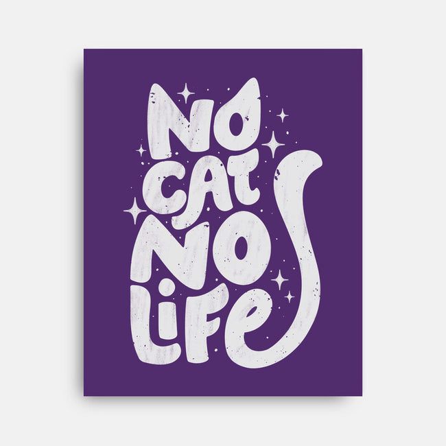 No Cat No Life-None-Stretched-Canvas-koalastudio