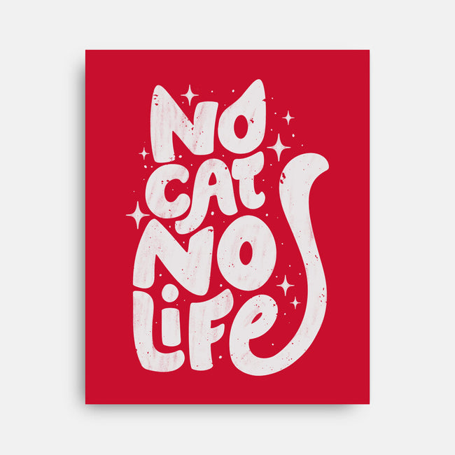 No Cat No Life-None-Stretched-Canvas-koalastudio