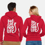 No Cat No Life-Unisex-Zip-Up-Sweatshirt-koalastudio