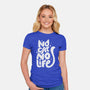 No Cat No Life-Womens-Fitted-Tee-koalastudio