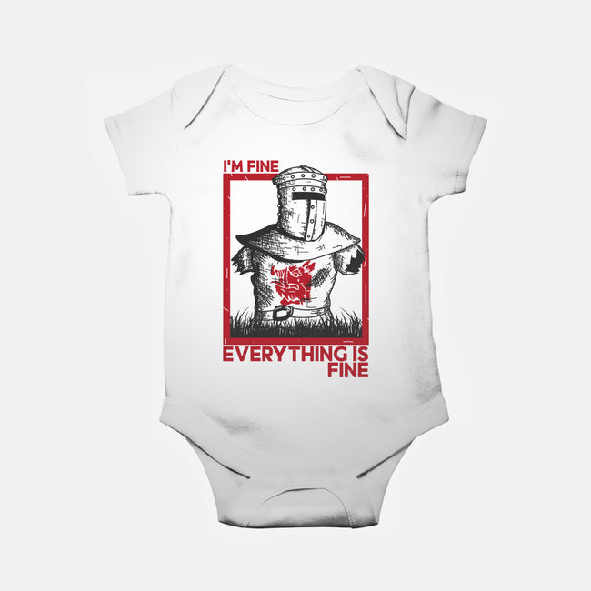 I'm Fine Everything Is Fine-Baby-Basic-Onesie-piercek26