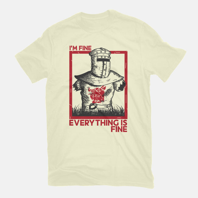I'm Fine Everything Is Fine-Mens-Basic-Tee-piercek26