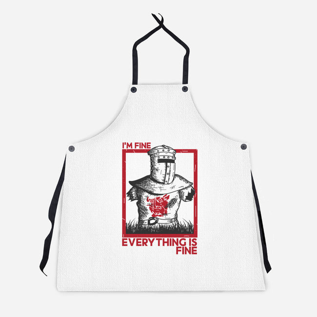 I'm Fine Everything Is Fine-Unisex-Kitchen-Apron-piercek26
