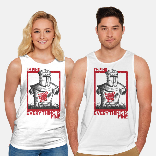 I'm Fine Everything Is Fine-Unisex-Basic-Tank-piercek26