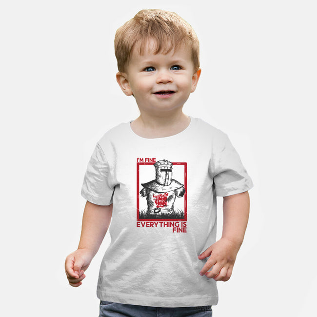 I'm Fine Everything Is Fine-Baby-Basic-Tee-piercek26
