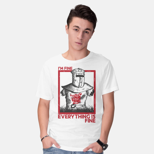 I'm Fine Everything Is Fine-Mens-Basic-Tee-piercek26