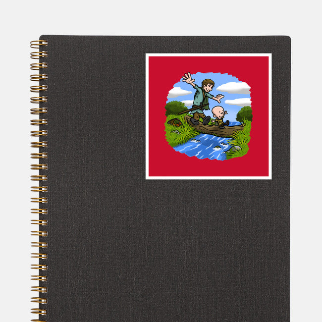 Dunk And Egg-None-Glossy-Sticker-Paul Simic