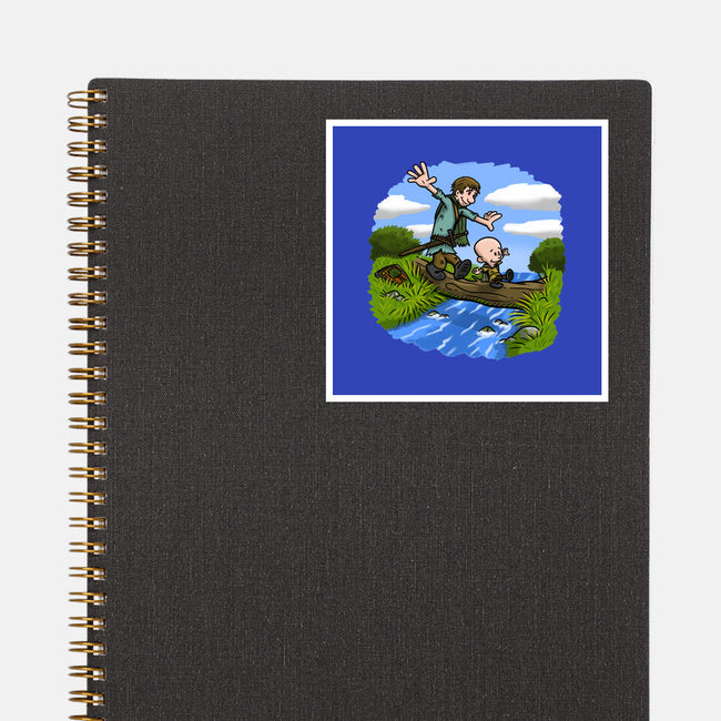 Dunk And Egg-None-Glossy-Sticker-Paul Simic