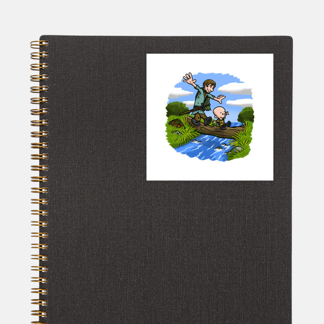 Dunk And Egg-None-Glossy-Sticker-Paul Simic