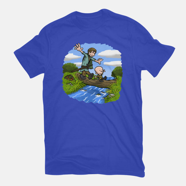 Dunk And Egg-Womens-Fitted-Tee-Paul Simic