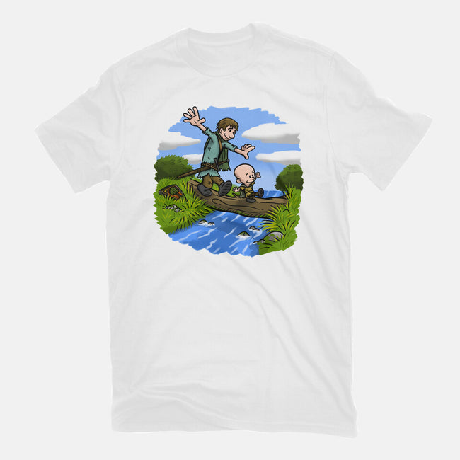 Dunk And Egg-Womens-Fitted-Tee-Paul Simic
