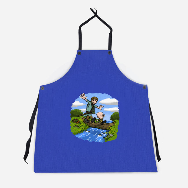 Dunk And Egg-Unisex-Kitchen-Apron-Paul Simic