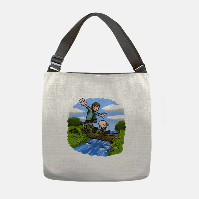 Dunk And Egg-None-Adjustable Tote-Bag-Paul Simic