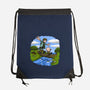 Dunk And Egg-None-Drawstring-Bag-Paul Simic