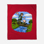 Dunk And Egg-None-Fleece-Blanket-Paul Simic