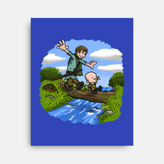 Dunk And Egg-None-Stretched-Canvas-Paul Simic