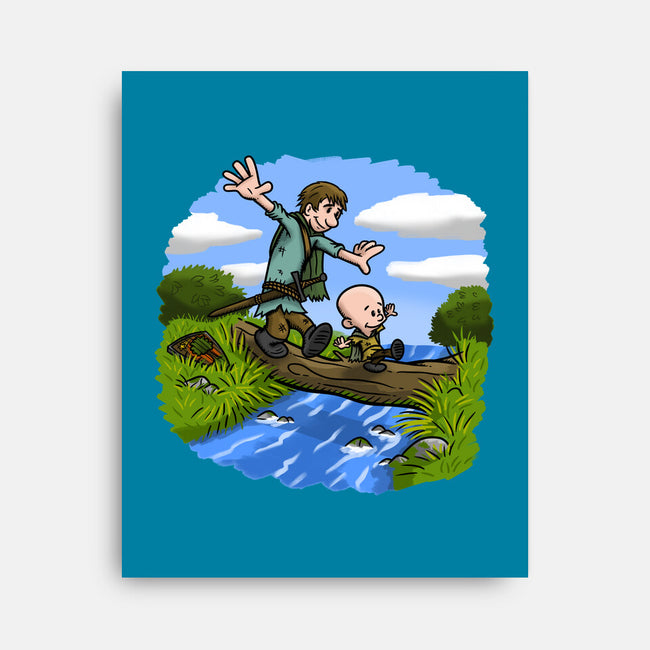 Dunk And Egg-None-Stretched-Canvas-Paul Simic