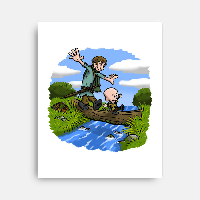 Dunk And Egg-None-Stretched-Canvas-Paul Simic