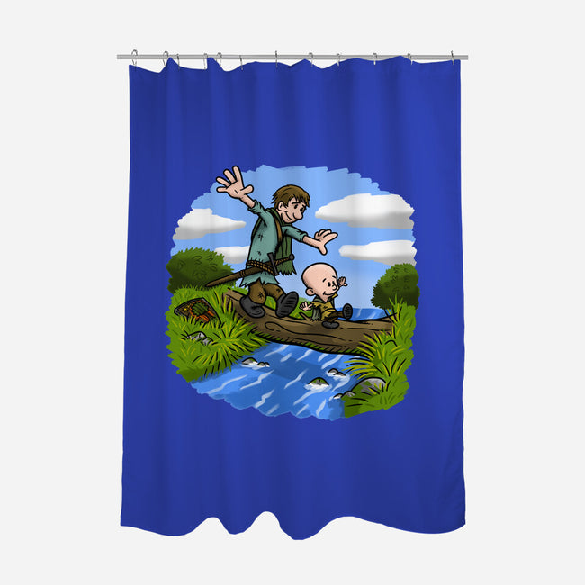 Dunk And Egg-None-Polyester-Shower Curtain-Paul Simic