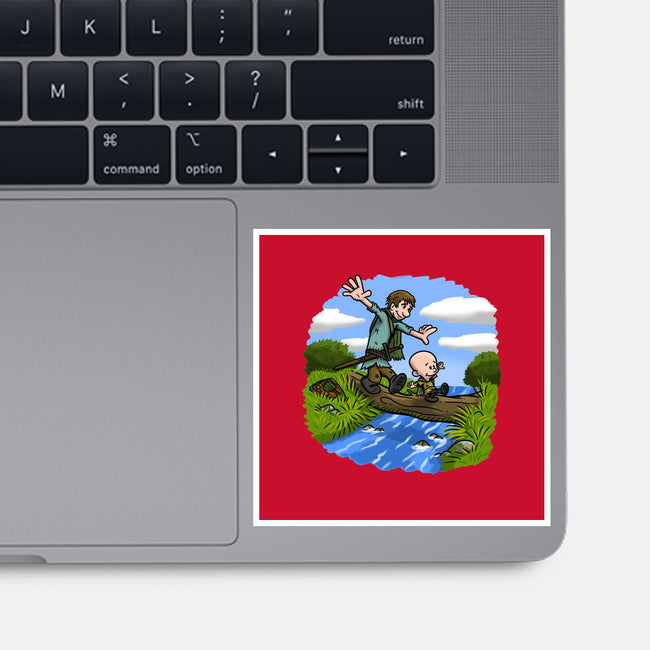 Dunk And Egg-None-Glossy-Sticker-Paul Simic