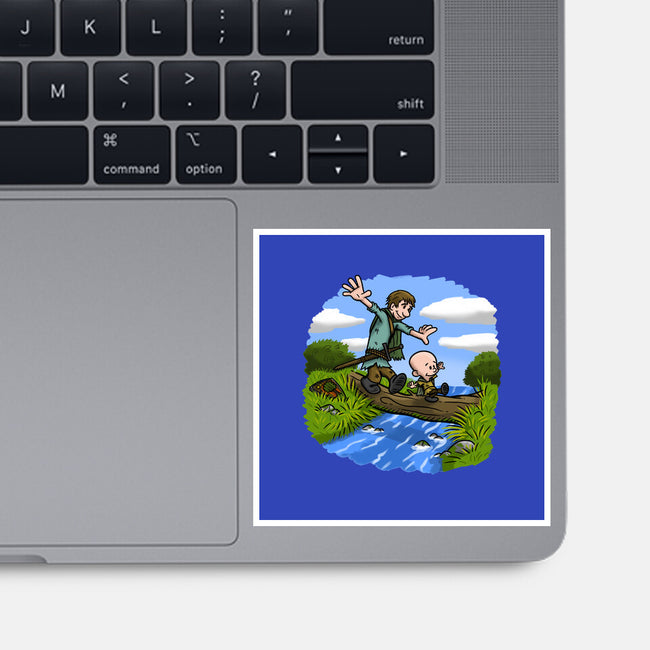 Dunk And Egg-None-Glossy-Sticker-Paul Simic