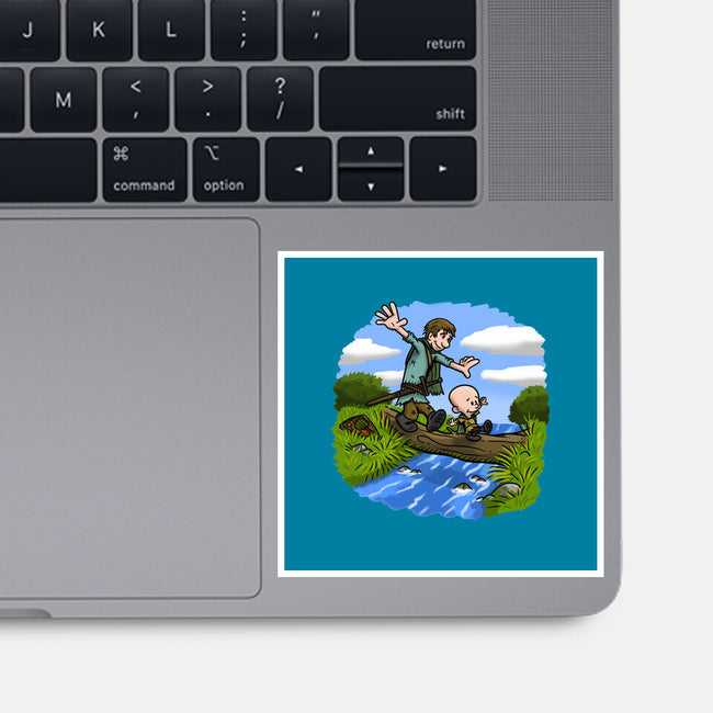 Dunk And Egg-None-Glossy-Sticker-Paul Simic