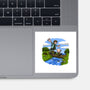 Dunk And Egg-None-Glossy-Sticker-Paul Simic