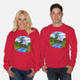 Dunk And Egg-Unisex-Crew Neck-Sweatshirt-Paul Simic
