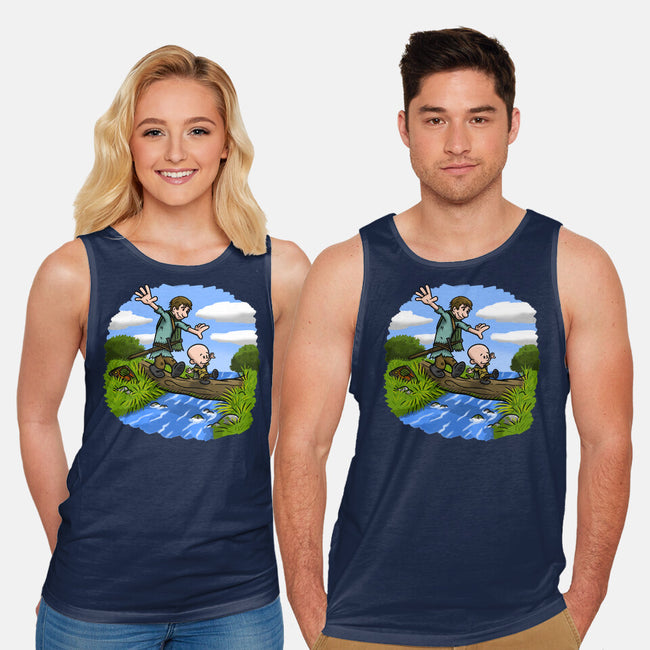 Dunk And Egg-Unisex-Basic-Tank-Paul Simic