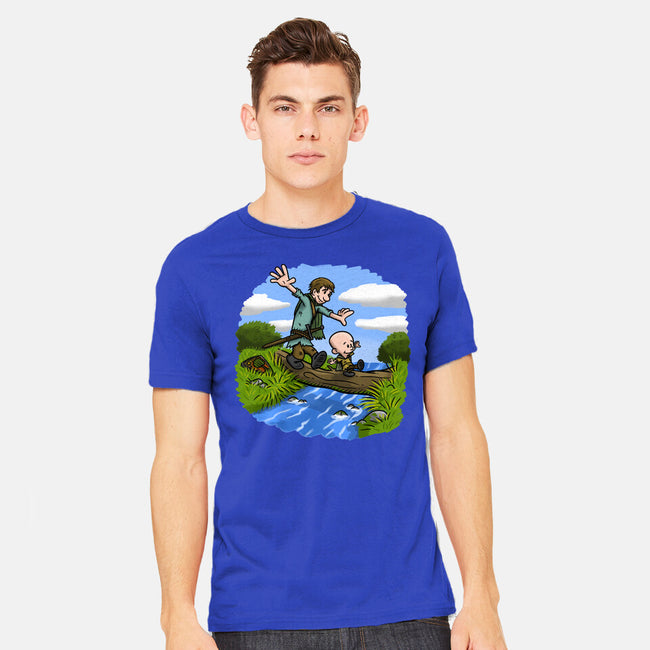 Dunk And Egg-Mens-Heavyweight-Tee-Paul Simic