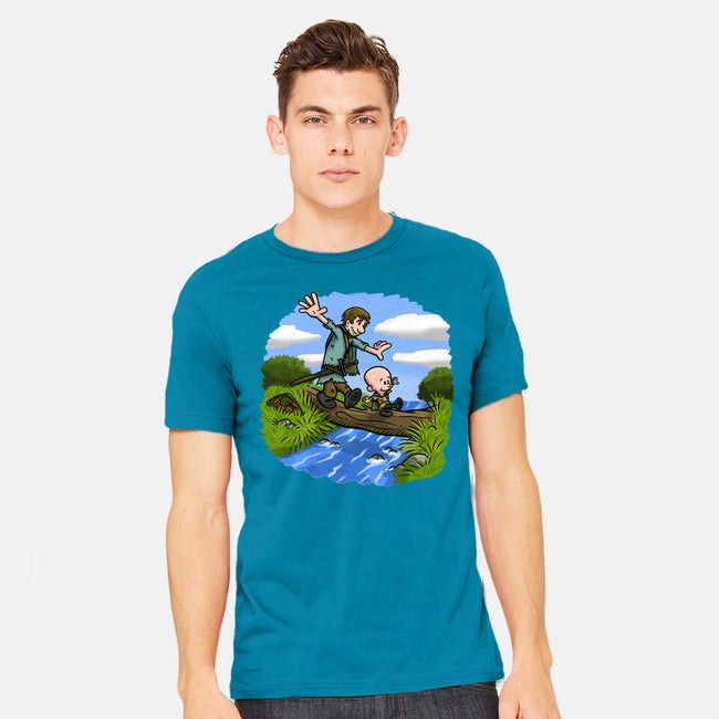 Dunk And Egg-Mens-Heavyweight-Tee-Paul Simic