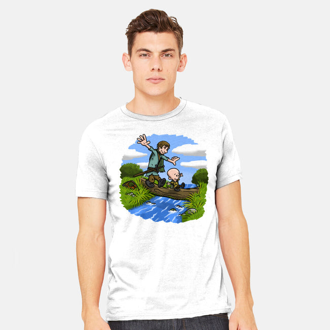 Dunk And Egg-Mens-Heavyweight-Tee-Paul Simic