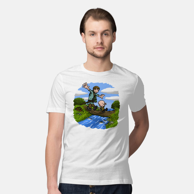 Dunk And Egg-Mens-Premium-Tee-Paul Simic