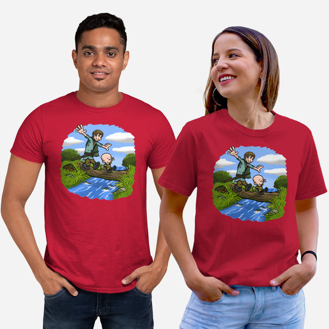 Dunk And Egg-Unisex-Basic-Tee-Paul Simic