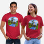 Dunk And Egg-Unisex-Basic-Tee-Paul Simic
