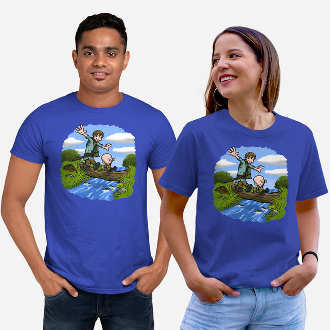 Dunk And Egg-Unisex-Basic-Tee-Paul Simic