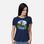 Dunk And Egg-Womens-Basic-Tee-Paul Simic