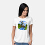 Dunk And Egg-Womens-Basic-Tee-Paul Simic