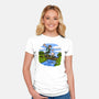 Dunk And Egg-Womens-Fitted-Tee-Paul Simic