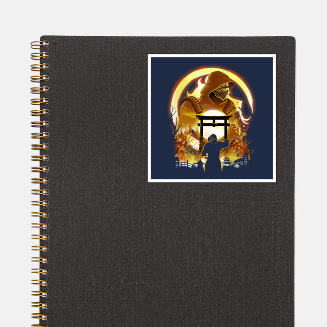 The Hell Ninja-None-Glossy-Sticker-dandingeroz