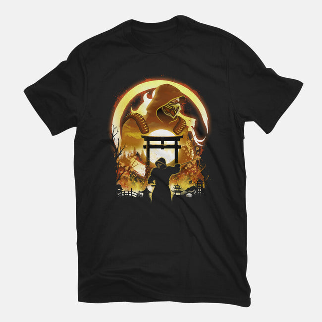 The Hell Ninja-Womens-Fitted-Tee-dandingeroz