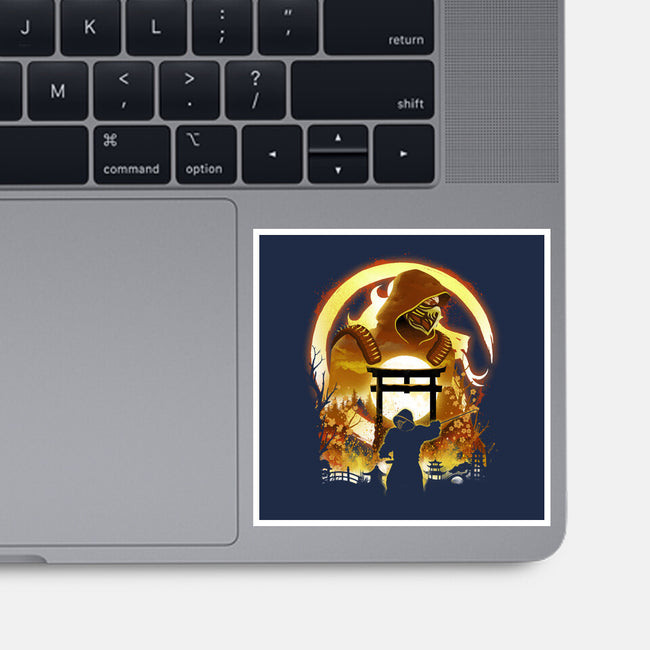 The Hell Ninja-None-Glossy-Sticker-dandingeroz