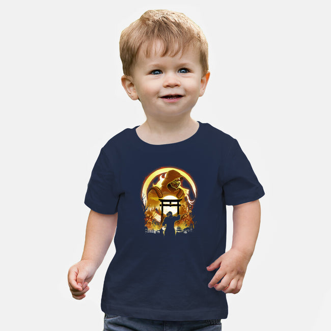 The Hell Ninja-Baby-Basic-Tee-dandingeroz