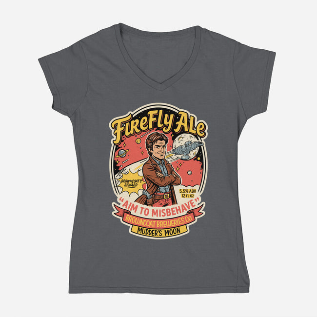 Browncoat Breweries-Womens-V-Neck-Tee-P1yu5h