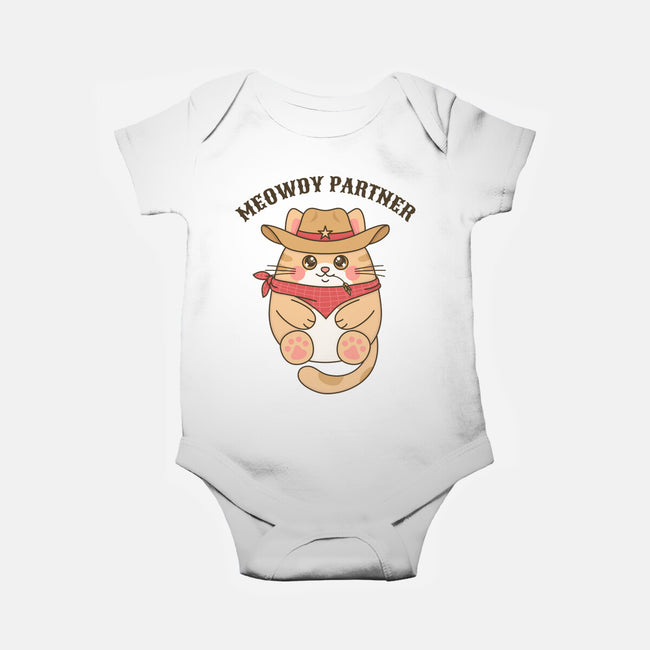 Meowdy Partner-Baby-Basic-Onesie-robyriker