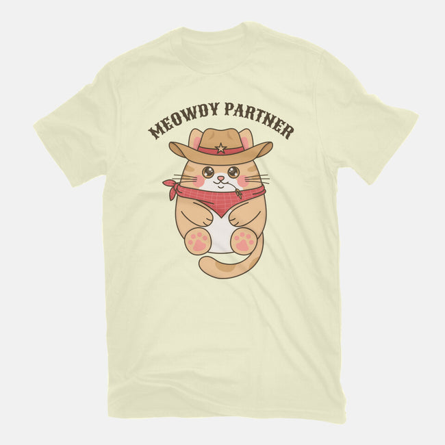 Meowdy Partner-Mens-Basic-Tee-robyriker